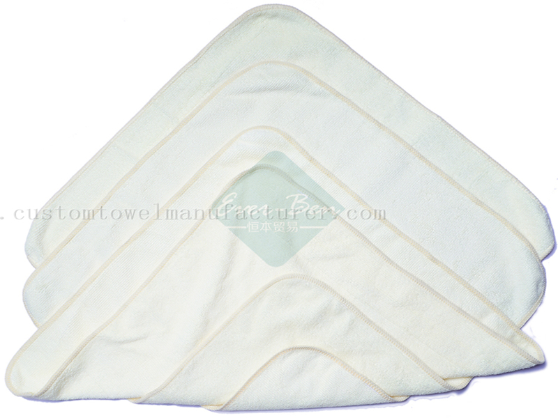 China Bulk window cleaning microfibre cloths Supplier Custom white washcloths bulk Factory